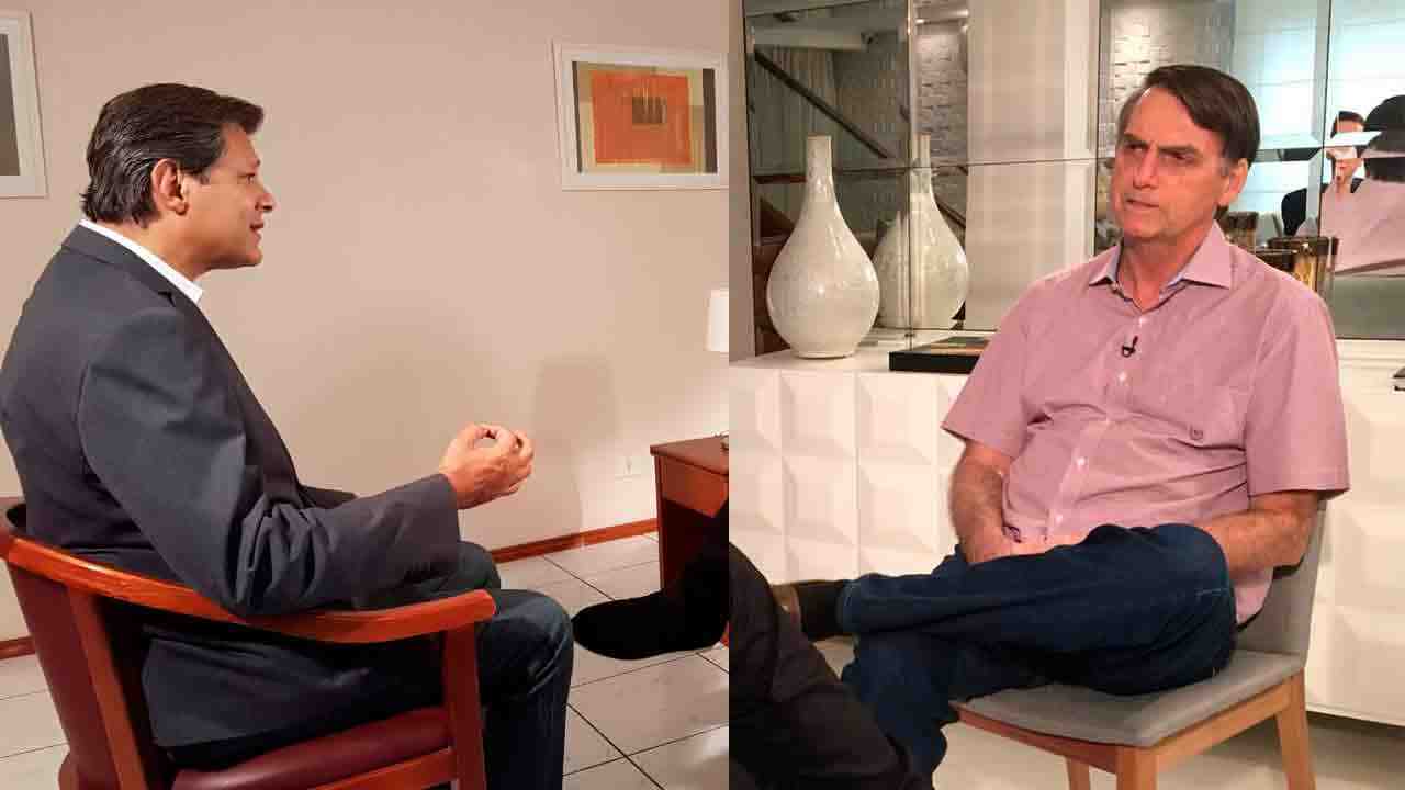 Roberto Cabrini Entrevista Jair Bolsonaro E Fernando Haddad No Conex O