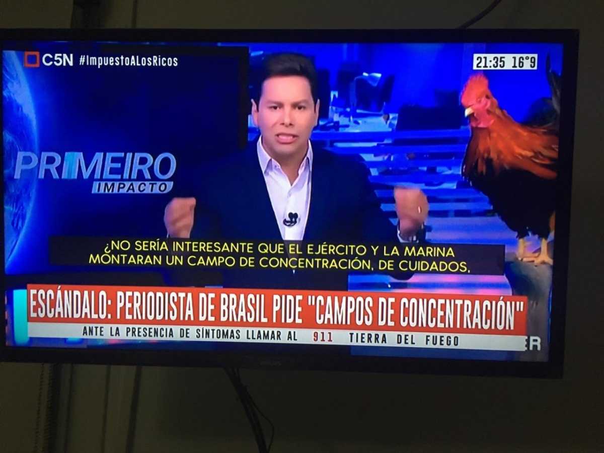 Marcão do povo é manchete em programa de TV internacional