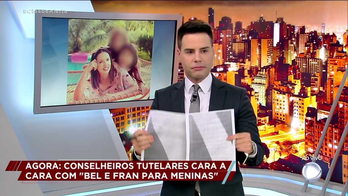 Carta do Pai de Bel é exibida por Luiz Bacci no Cidade Alerta