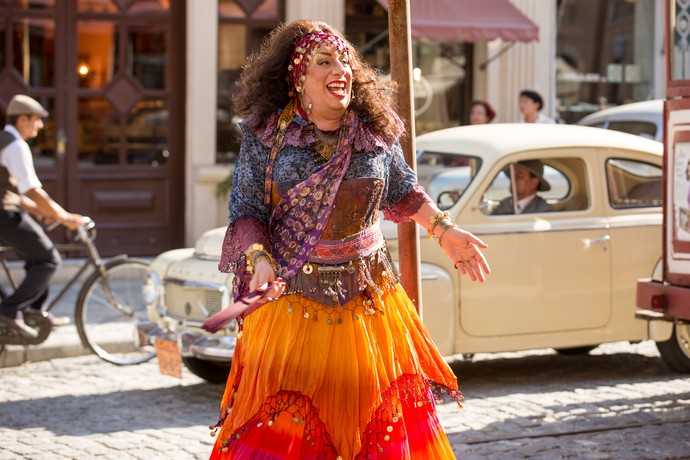 Pancrâcio vestido de Cigana