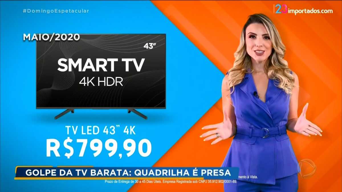 Comercial da 123 Importados na TV