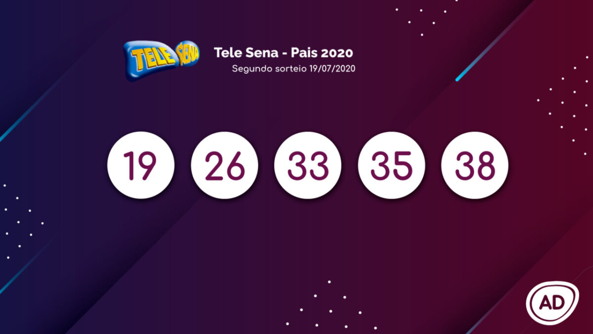 Segundo sorteio da Tele Sena de Pais 2020 