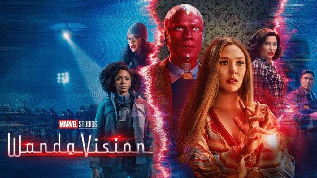 Pôster da série "Wandavision", cuja primeira temporada está em exibição no Disney+