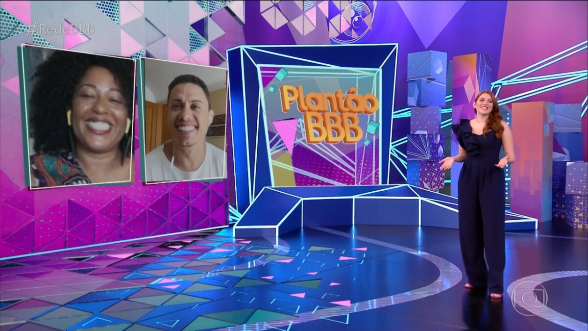 Silvero Pereira e Maíra Andrade foram os comentarista da estreia do Plantão BBB