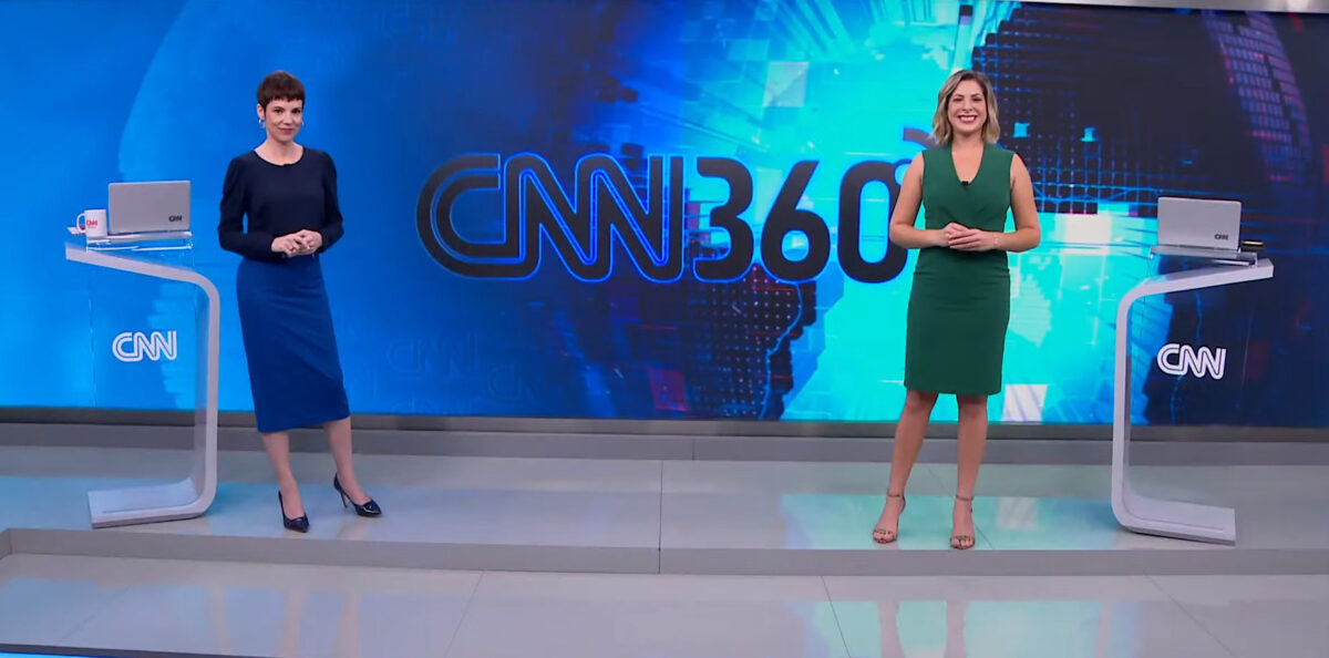 Daniela Lima e Gloria Vanique apresentam o CNN 360º