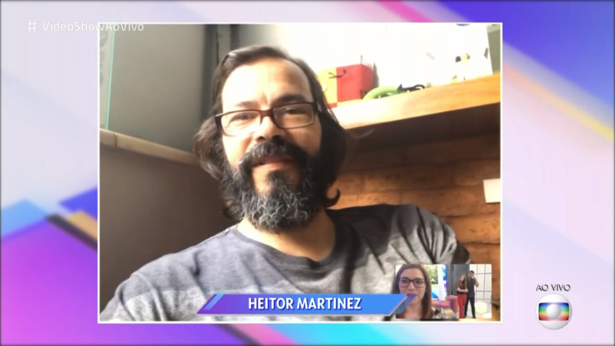 Heitor Martinez no Vídeo Show em 2018