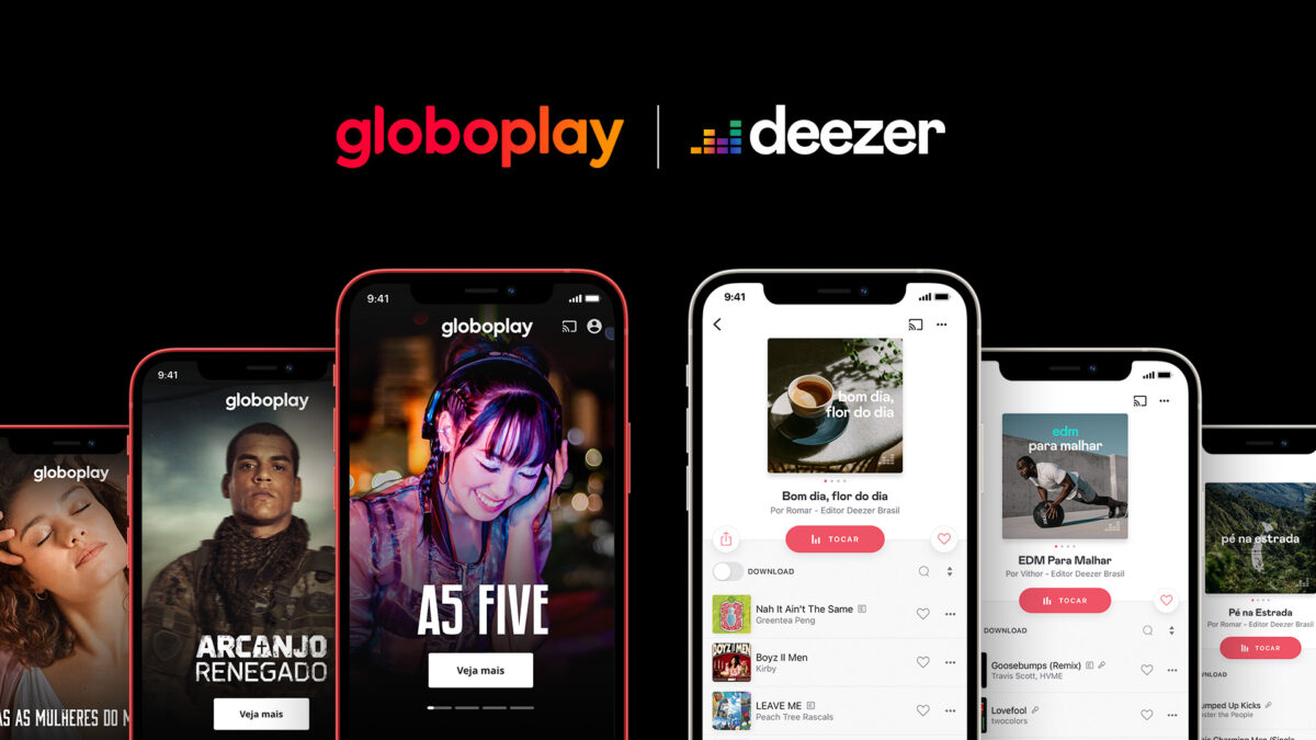 Globoplay e Deezer anunciam parceria inedita no Brasil