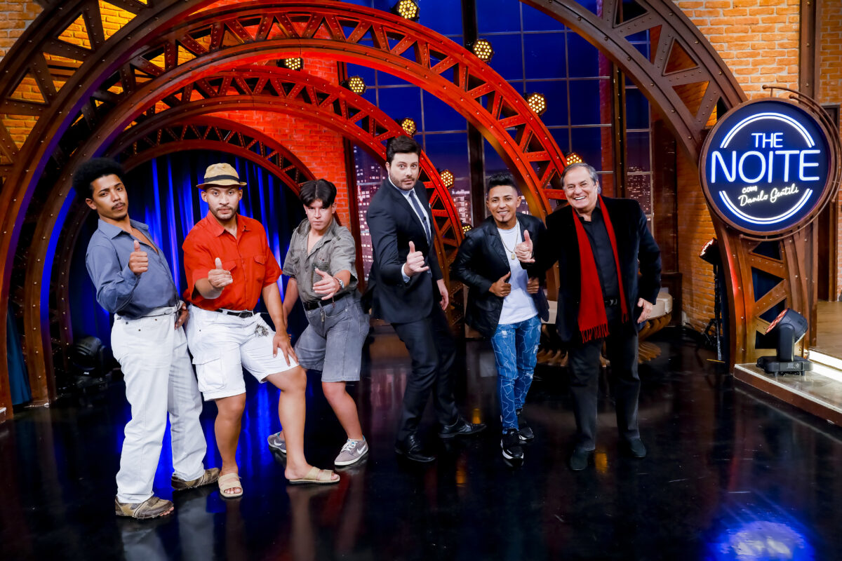 Orlandinho do Piseiro, Elias Monkbel, Ronnie Von e Danilo Gentili no The Noite desta quinta-feira, 20 de maio de 2021
