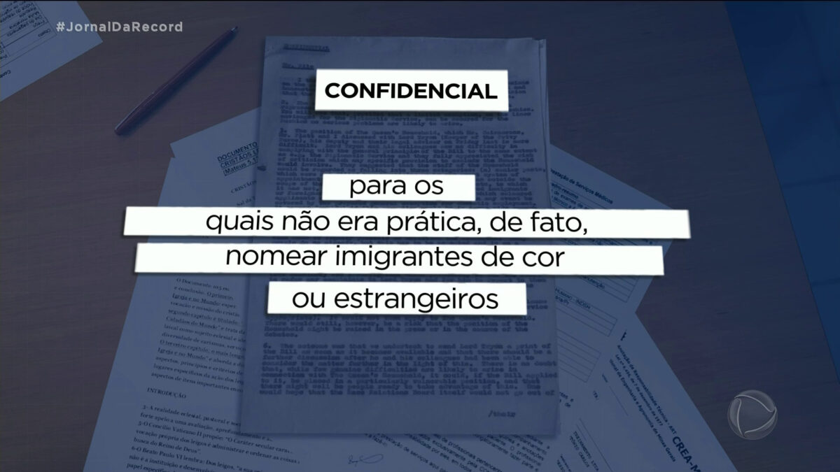 documento confidencial da família real britanica