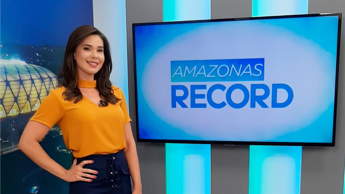 Natalia Teodoro no comando do Amazonas Record