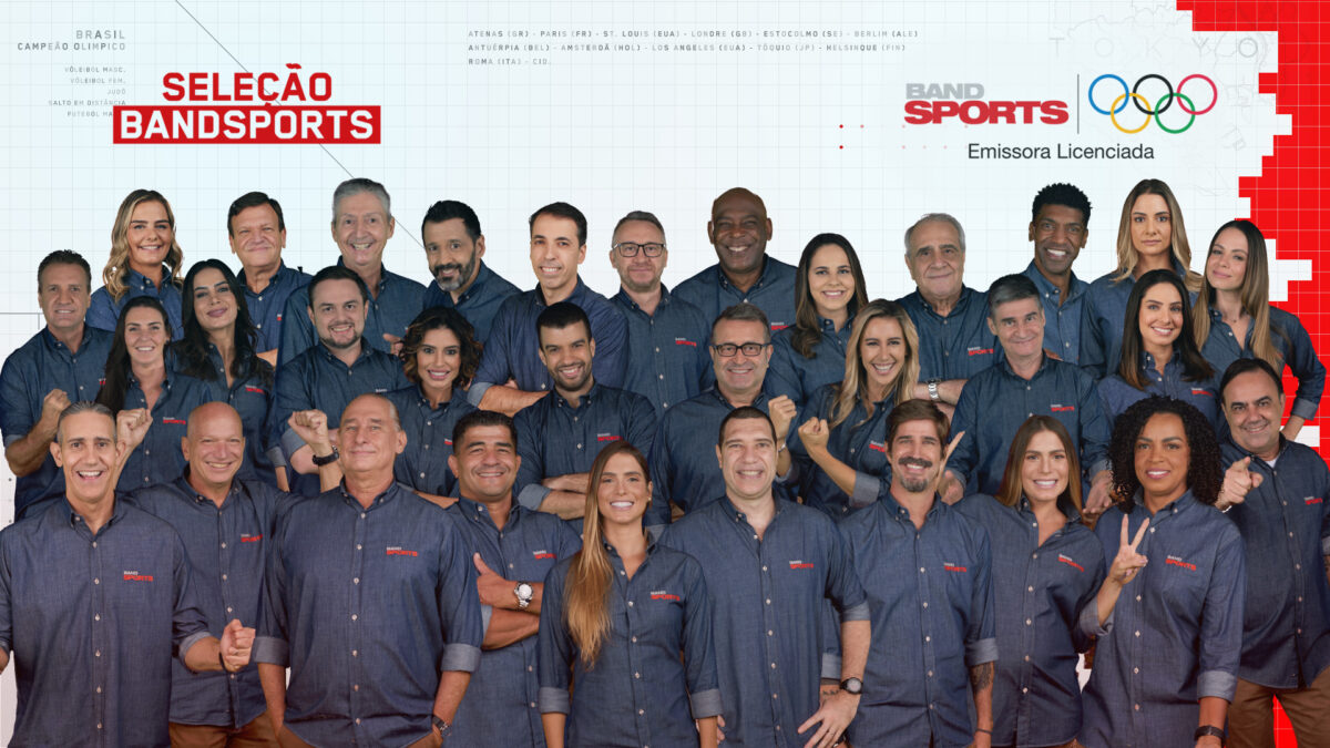 Equipe doBandSports para a cobertura das olímpiadas de Tóquio