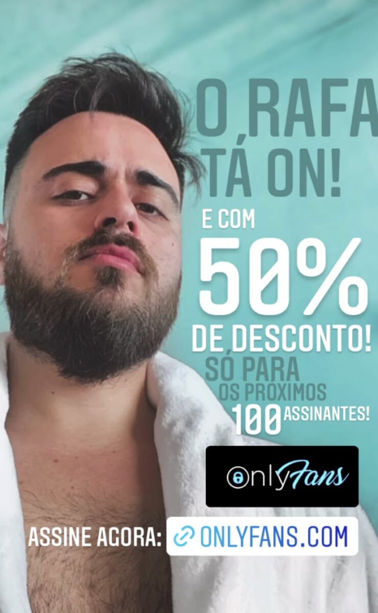 Anúncio de Rafael Machado no OnlyFans