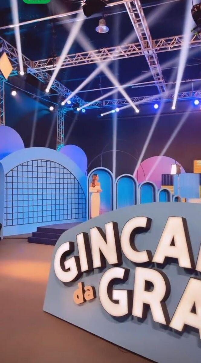 Sabrina Sato no palco do Gincana da Grana Mercado Pago