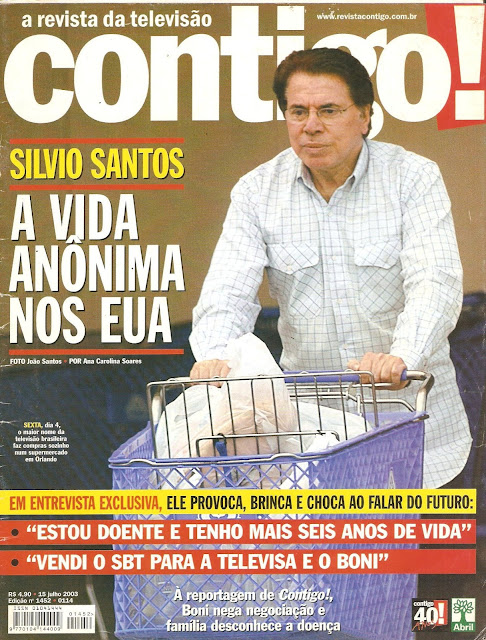 Silvio Santos carrinho de supermercado na Contigo