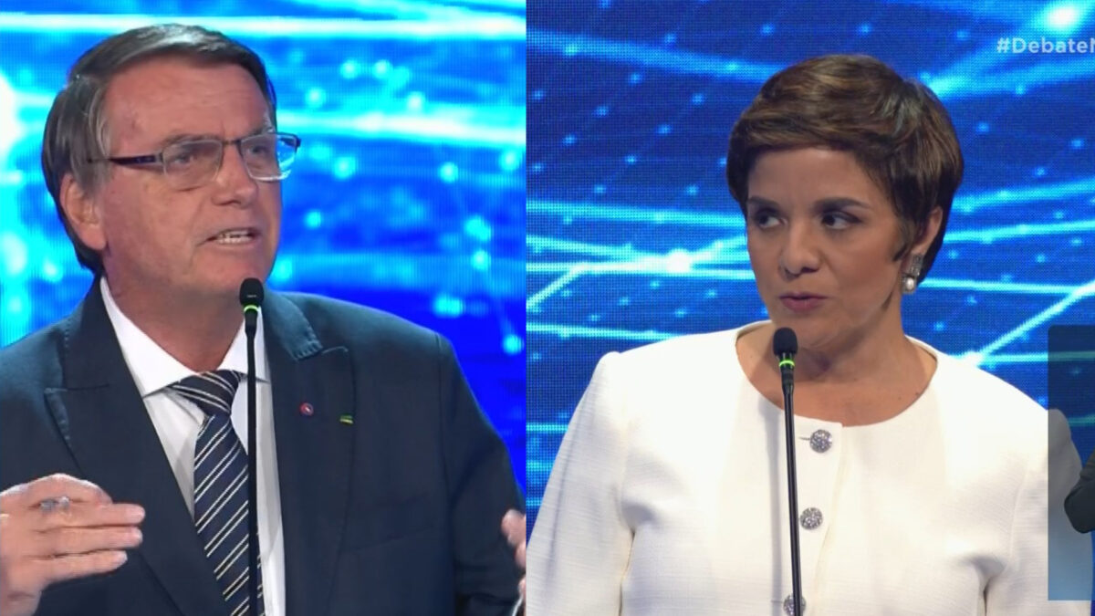 No Debate Na Band Bolsonaro Ofende Vera Magalh Es Dorme Pensando Em Mim