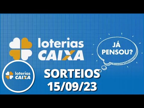 Loterias CAIXA: Quina, Super Sete, Lotofácil e mais 15/09/2023