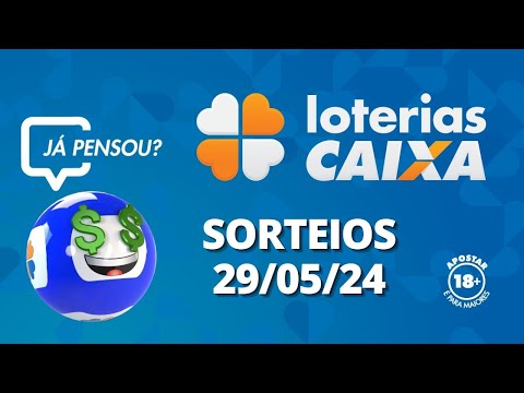 Loterias CAIXA: +Milionária, Quina, Lotofácil e mais 29/05/2024