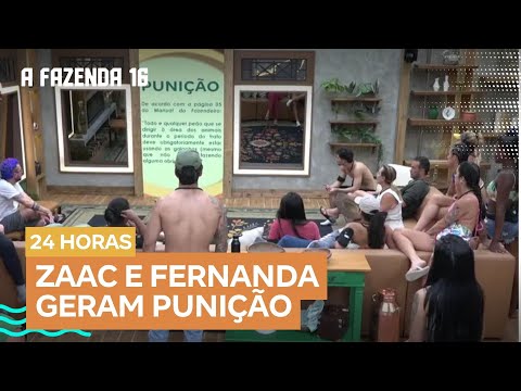 Peões são punidos e ficarão oito horas sem água quente | A Fazenda 16