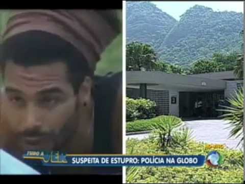 Estupro no BBB12 -  Record vs Rede Globo "Cenas da policia na Rede Globo"