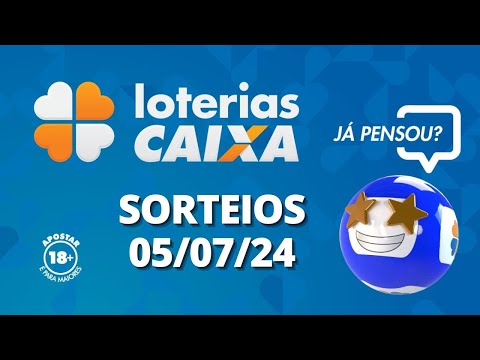 Loterias CAIXA: Quina, Lotofácil, Super Sete e mais 05/07/2024