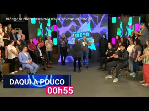 Chamada programa Mega Audiência na RedeTv! nacional 23/07/2023 .