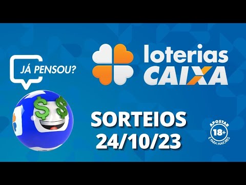 Loterias CAIXA: Mega-Sena, Quina, Lotofácil e mais 24/10/2023