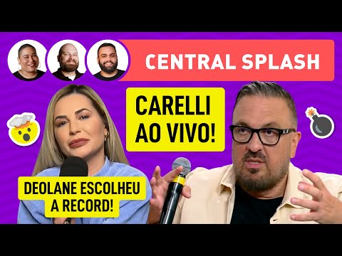 A FAZENDA: CARELLI CONTA TUDO AO VIVO! Dra. DEOLANE confinada! | Central Splash, com Chico Barney