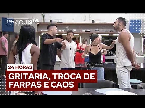 Barraco: Kaio e Brenno protagonizam longa briga cheia de ofensas e acusações | A Grande Conquista