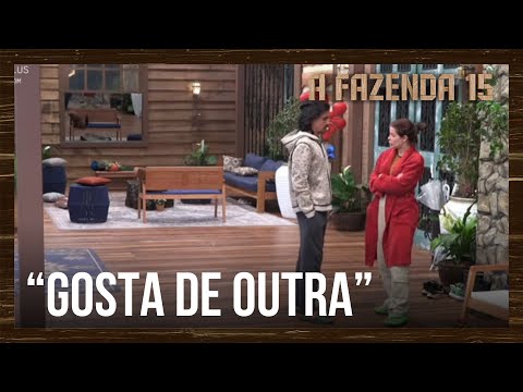 Desabafo: Jaque conta a André que Lucas gosta de uma pessoa fora do reality | A Fazenda 15