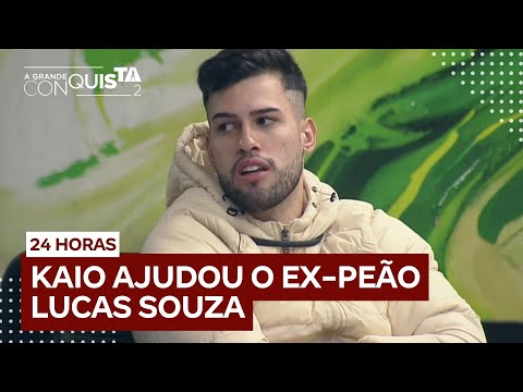 Kaio revela que viajou com Lucas Souza para ajudá-lo com problemas psicológicos | A Grande Conquista