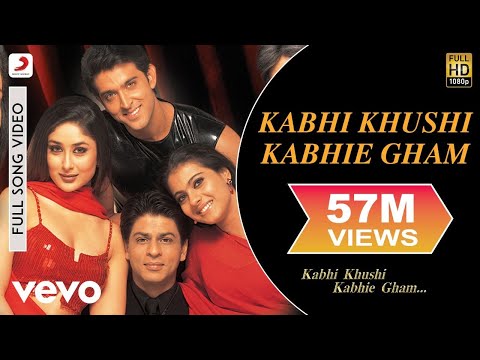 Kabhi Khushi Kabhie Gham Full Video - Title Track | Shah Rukh Khan | Lata Mangeshkar