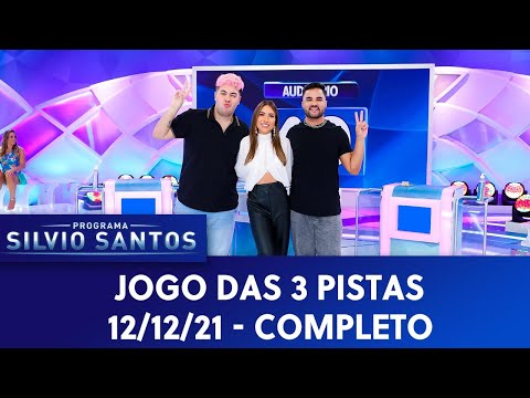 Jogo das 3 Pistas - Alvaro x Lucas Guedez | Programa Silvio Santos (12/12/21)