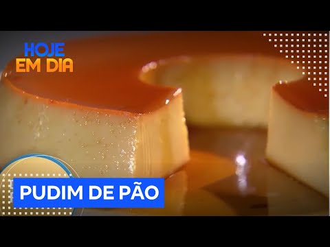 Guga Rocha ensina a fazer pudim de pão no Hoje em Dia desta quinta (19)