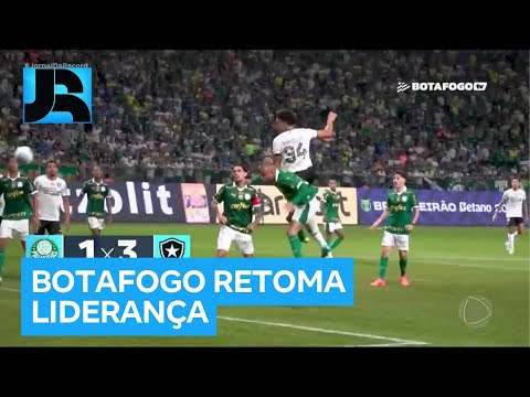 Botafogo vence o Palmeiras e reassume a liderança do Campeonato Brasileiro