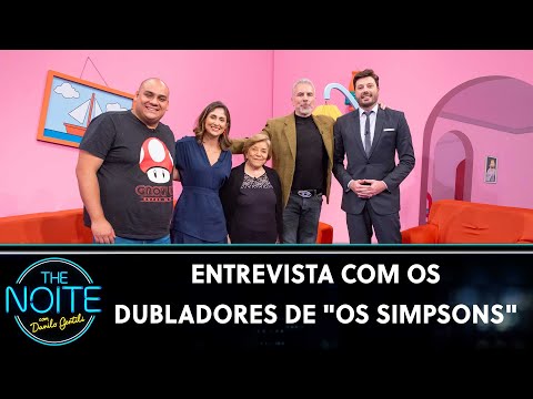 Entrevista com os dubladores de "Os Simpsons" | The Noite (03/05/22)