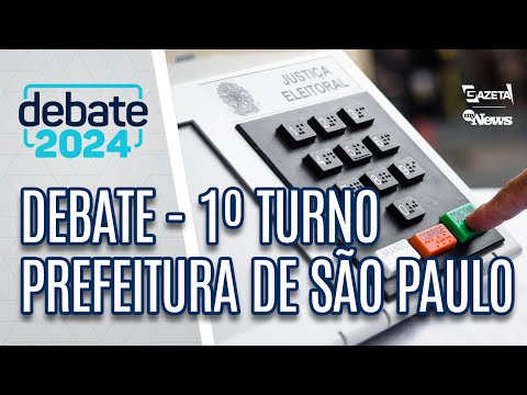 Debate Prefeitura de São Paulo - 1º Turno - Completo - TV Gazeta (01/09/2024)