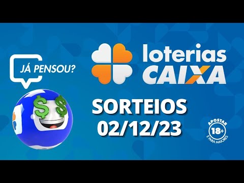 Loterias CAIXA: +Milionária, Mega-Sena, Quina e mais 02/12/2023