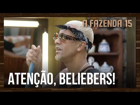 WL Guimarães canta e dança sucessos de Justin Bieber | A Fazenda 15