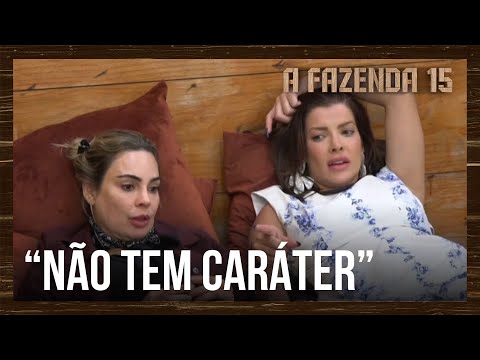 Rachel diz que Tonzão é seu segundo principal alvo: "Acho que não tem caráter" | A Fazenda 15