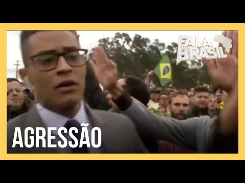 Jornalistas da Record TV são hostilizados e agredidos ao cobrirem paralisações pelo país