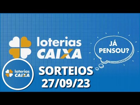 Loterias CAIXA: +Milionária, Quina, Lotofácil e mais 27/09/2023