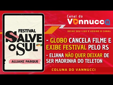 GLOBO MUDA DOMINGO PARA SHOW BENEFICENTE. TV 3.0 EM DEBATE NO RIO2C. COLUNA DO VANNUCCI (5/6)