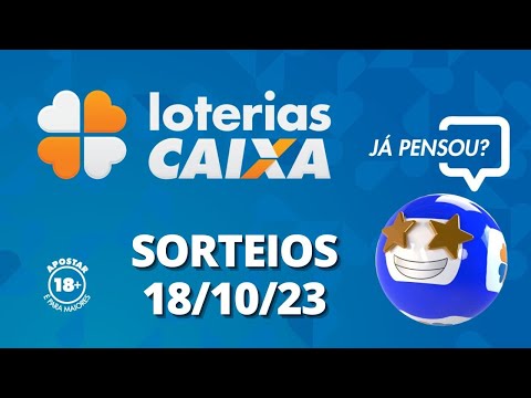 Loterias CAIXA: +Milionária, Quina, Lotofácil e mais 18/10/2023