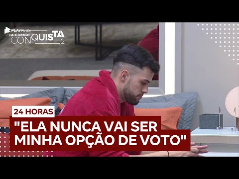 Kaio não convida Dona Geni para suíte e diz que ela não é sua opção de voto | A Grande Conquista