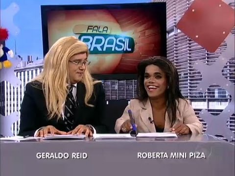 É brincadeira? Geraldo e Marquinhos imitam âncoras de telejornal