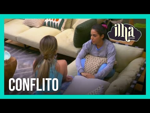 Mirella e Nadja se desentendem durante conversa sobre a votação | Ilha Record