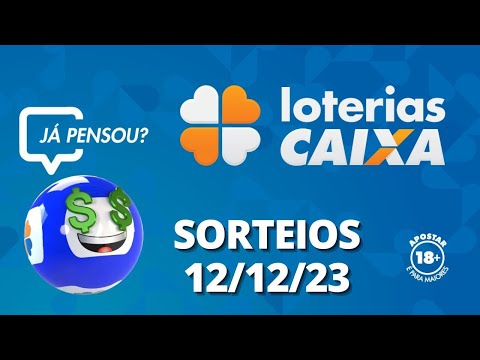 Loterias CAIXA: Mega-Sena, Quina, Lotofácil e mais 12/12/2023