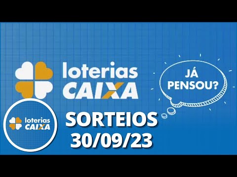 Loterias CAIXA: +Milionária, Mega-Sena, Quina e mais 30/09/2023