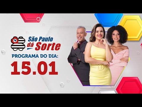 PROGRAMA COMPLETO | SÃO PAULO DÁ SORTE 15.01.2023