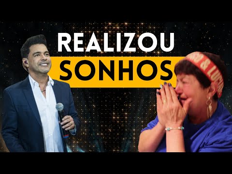 Zezé Di Camargo faz surpresa emocionante para fã nos bastidores do Faustão Na Band